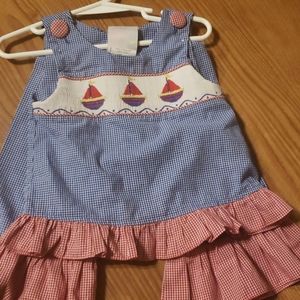 Smocked 2 piece set